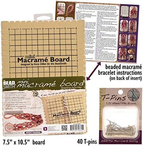 The Beadsmith Mini Macrame Combo w/ Bracelet Project & Instructions