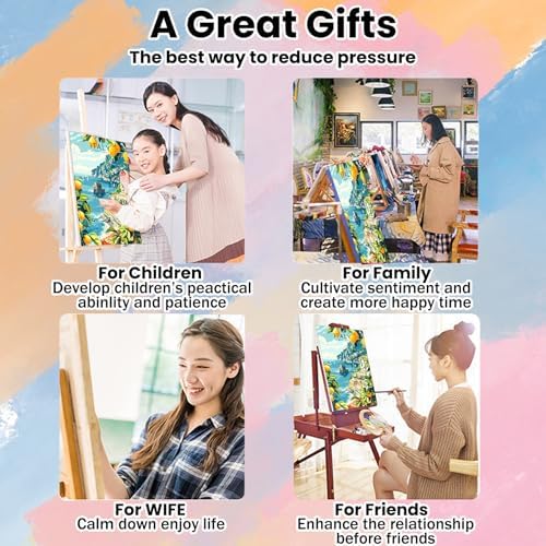 Artykapby Paint by Numbers kit for Adults Landscape16x20 inch