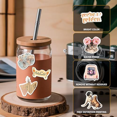150pcs Waterproof Scrapbook Stickers for Scrapbook Supplies