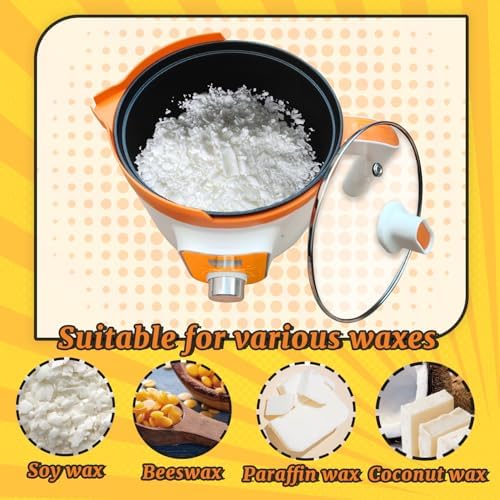 Electric Wax Melting Pot with LED Display & Precise Temperature Control