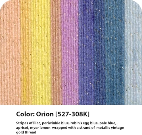 (3 Pack) Lion Brand Yarn Mandala Sparkle Yarn, Orion