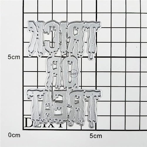 Halloween Trick or Treat Metal Cutting Dies for Card Making