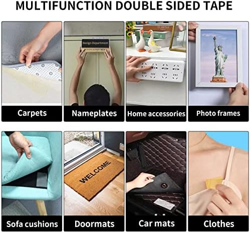 Double Sided Fabric Tape Heavy Duty,Double Stick Carpet Tape Fabric Tape