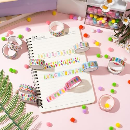 Cute Bunny Easy Hand Tear Washi Tape for Scrapbook Gift Wrapping
