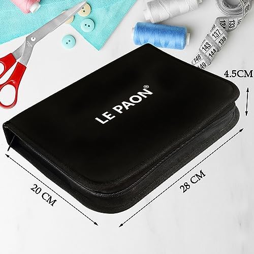 Sewing Kit with Case Portable Sewing Supplies for Home Traveler, Adults, Beginner, Emergency, Contains 60 Sewing Thread, Scissors, Needles, Measure etc