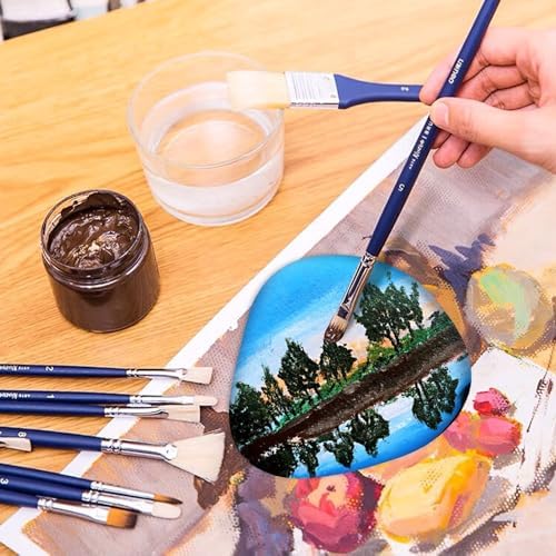 River Rocks for Painting 25 Pcs Large 3.5-5 Inch Flat Smooth Painting Stones Craft Rock to Paint for Kids Crafts Painting Bulk