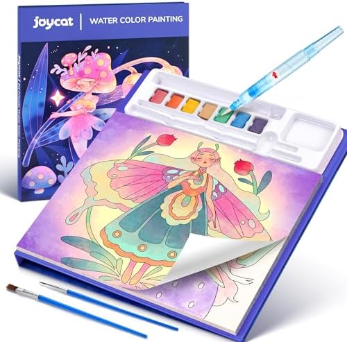 JoyCat Paint with Water Coloring Books for Toddlers (Elf Friends)