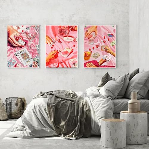 3 Pack Square Diamond Art Kits for Adults Diamond Painting Kit for Beginner