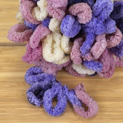JubileeYarn Fun Finger Loops Yarn - 100g/Skein Jumbo Polyester - Boreas - 1 Skein