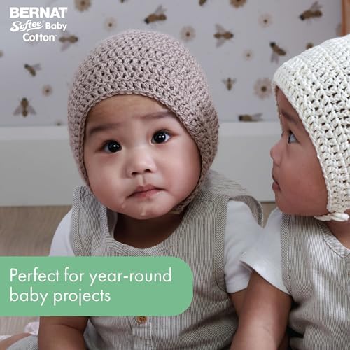 Bernat Softee Baby Cotton Yarn for Crocheting Soft, Cotton, 3-Pack