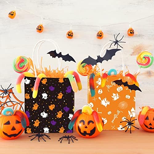 MIAHART 30 Sheet Halloween Pattern Paper Set A4 Size Decorative Craft Paper Origami Paper for Card Making Scrapbook,12 Designs