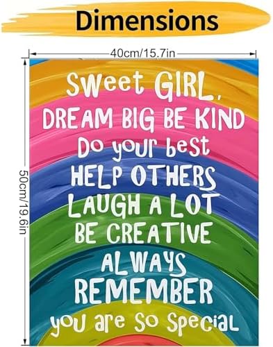 niurenmaoyi Inspirational Paint by Numbers Kit for Adult Beginner,16X20in