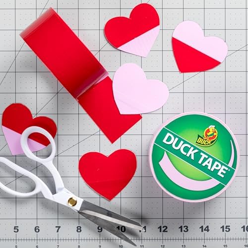 Duck Brand 1265016 Color Duct Tape, Neon Pink, 1.88 Inches x 15 Yards, Single Roll