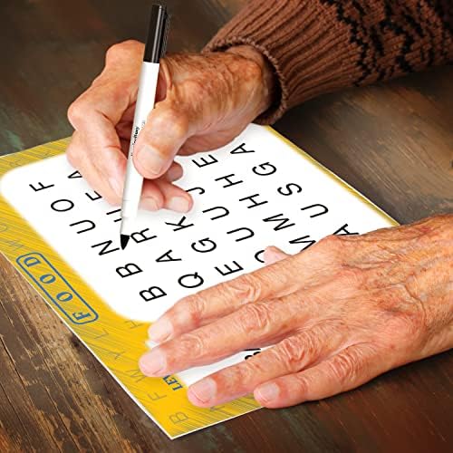 Keeping Busy Word Search 1 Dementia Activities for Seniors | Alzheimer Products for Elderly Patients | Fun Memory Game Toy & Cognitive Brain Puzzle for Senior Citizens w/Memory Loss or Alzheimers