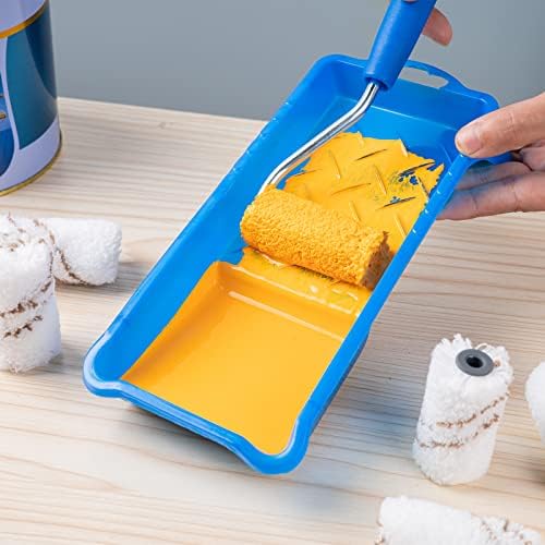Mister Rui Paint Roller Kit, 9 Pack, 2 Inch Microfiber Paint Roller Covers