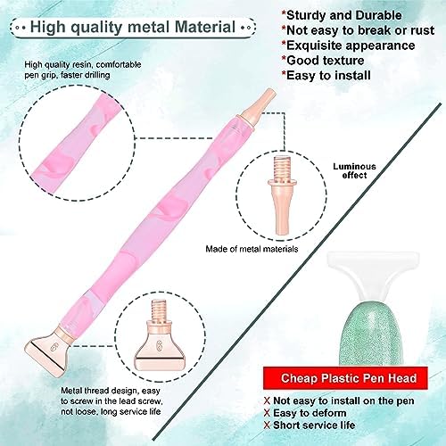 DoreenBow 21Pcs Diamond Art Tools Metal Thread Tip Diamond Art Accessories
