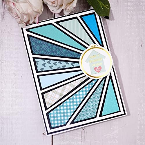 Lapoo 3D Backgrounds Frame Metal Cutting Die for Scrapbooking, New Cutting Dies DIY Album Card Making Decor Paper Craft Metal Die Cuts Party Wedding Decorations (Sun 5.5 x 3.9 in)