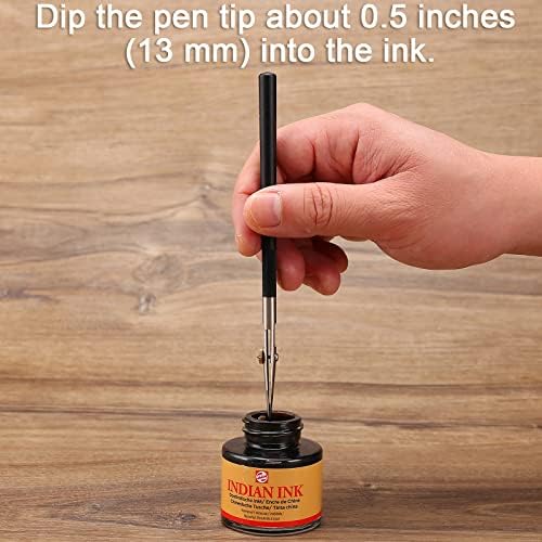 Ruling Pen for Masking Fluid, Designed for Cartography, Calligraphy, Fine Line Drawing and Technical Drawings, Suitable for Use with Masking Fluid, Drawing Ink, Indian Ink and Gouache