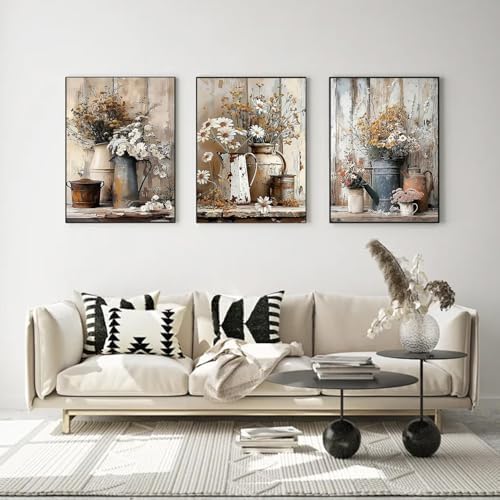 3 Pack Square Diamond Art Kits for Adults Diamond Painting Kit for Beginner
