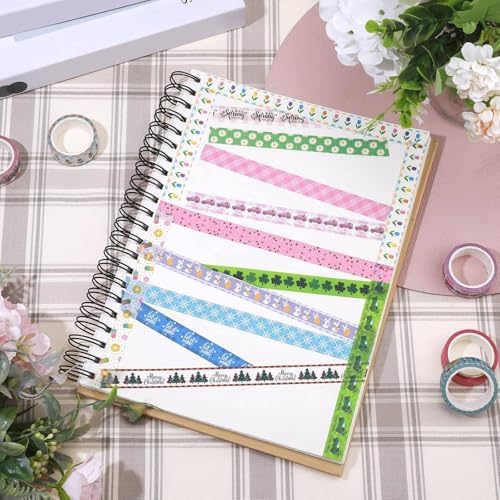 TaoBary 33 Rolls Washi Tape Set, 15mm Holiday Seasonal,Cute Style