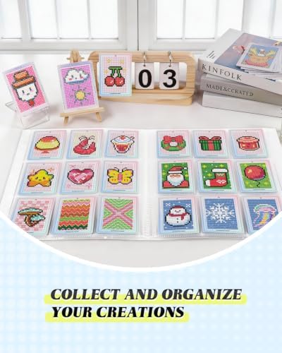 Foreveryoung Minigem Diamond Art Storage Book, 3-Inch, 1 Pack