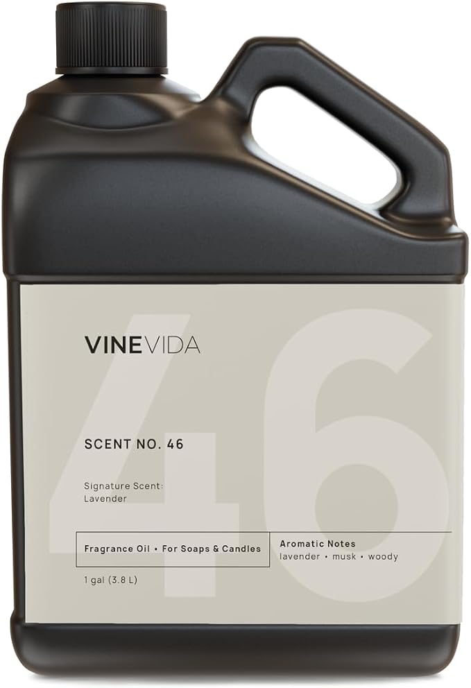 VINEVIDA [128oz] Lavender Fragrance Oil for Candle Making and Soap Making - Premium Candle Scents for Soy Candles