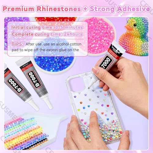 28000Pcs Color Rhinestones Bedazzling Kit, Green Bedazzling Gems for Crafts