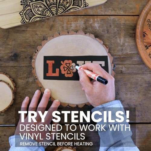 Scorch Marker Pro, The Original Heat Activated Wood Burning Marker, 2 Tips
