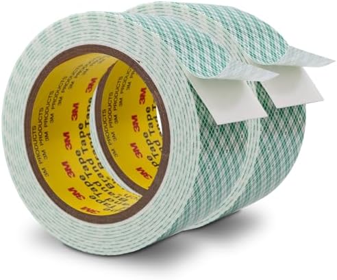 3M Double Sided Foam Tape 2" x 10Ft 2 Pack White