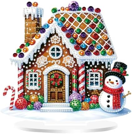 ARPADAMO Christmas Diamond Art Kits for Adults,Candy House Diamond Painting