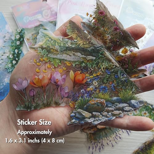 Garden Stickers, Journaling Stickers (120Pcs)