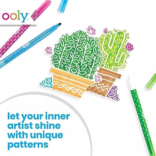 Ooly Make No Mistake Erasable Markers, Set of 12