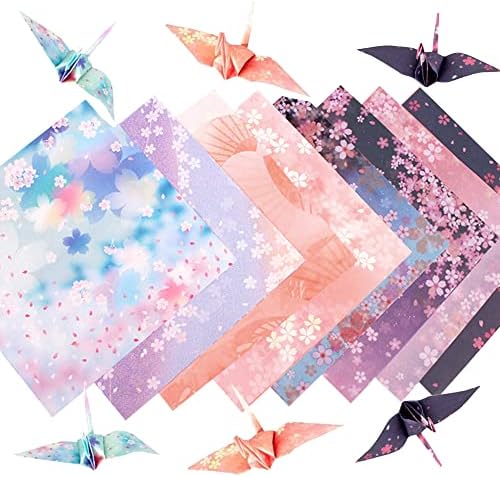 Origami Paper 180 Sheets 6 inches Square 8-12 Colors Differents Color on Both Sides Hand Crafts Origami Paper Arts Creativity