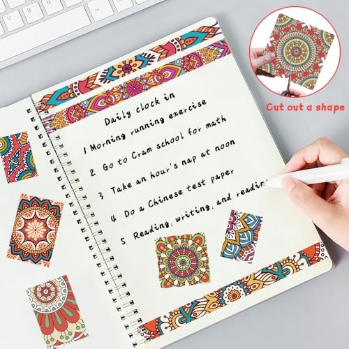 6x6" Cardstock Single Sided Scrapbooking,Craft Decorative Scrap Book Paper | 160gsm,24-Sheet 12Patterns Colored Paper,Junk Journal Supplies,Vivid Origami Papers DIY Craft Gift Wrapping Album.Datura