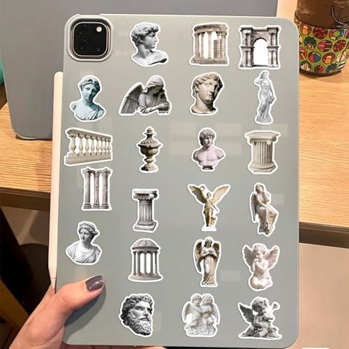 50PCS Sculpture and Historic Building Stickers,Tavel Stickers