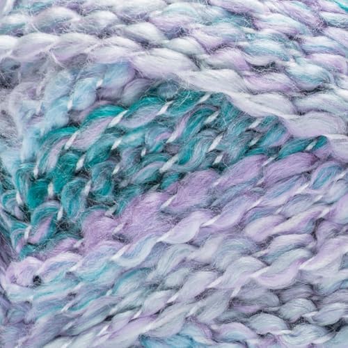Loops & Threads Textured Twist Yarn - Yarn for Knitting, Crochet, Weaving, and Arts & Crafts - Ocean Breeze, Acrylic Blend, 6 oz