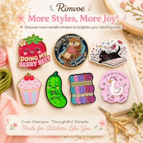 Funny Goose Needle Minder Magnet, Magnetic Sewing Accessory for Embroidery