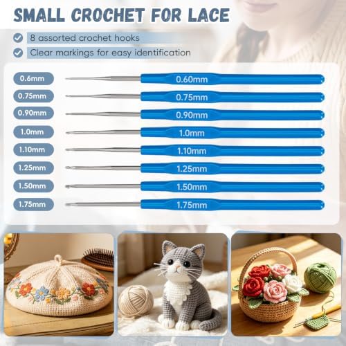 GMAK Crochet Kit for Beginners Adults, All in One Crochet Set Include Yarns