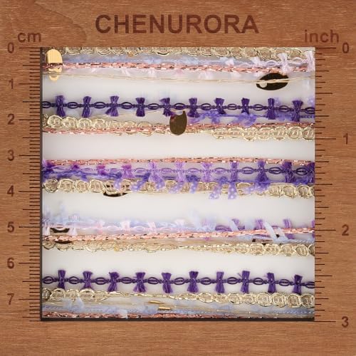 Artisanal Yarn Collection Multifiber Fancy Yarn for Knitting Crocheting Crafts DIY, Set of 3 Rolls(140 Lavender Haze)