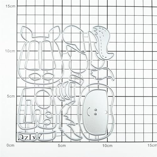 Patchwork Animal Horse Metal Cutting Dies for Card Making