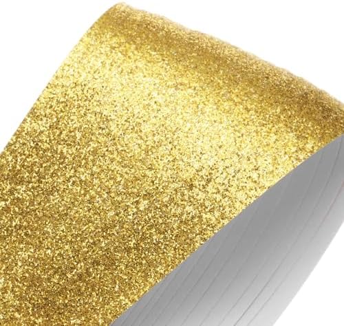 MECCANIXITY 360 Sheets Origami Paper Glitter Stars Papers Gold Fold Paper for Beginner Arts Crafts Projects,0.4 x 9.5 Inch