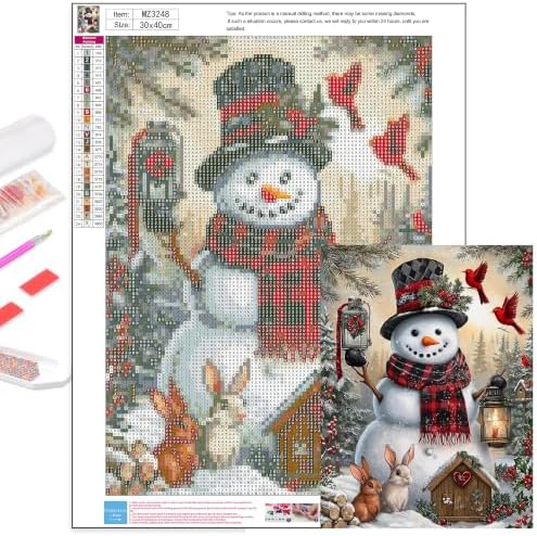 Axquilon Christmas Diamond Art Kits for Adults 12x16 in