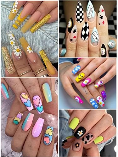 12 Color Nail Art Pens Kalolary Nail Art Marker Point Graffiti Dotting Pen