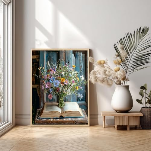 Xylogist Flowers Diamond Art Kits for Adults, 5D Diamond Painting Daisy