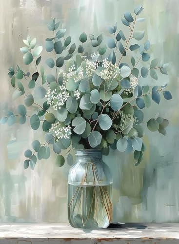 YOLENIX Vase Diamond Art Kits for Adult Diamond Painting Kit for Beginner