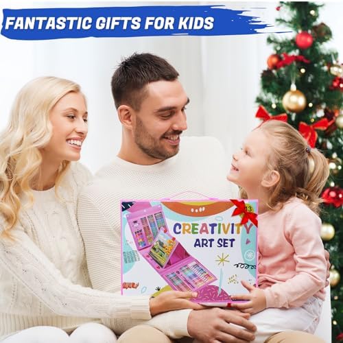 All in One Art Supplies Include Drawing Kit, Origami & Paper-Cutting Crafts