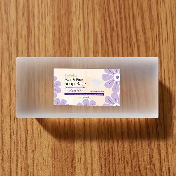 Clear Soap Base, Melt and Pour Glycerin Soap Base for Soap Making 5.2 LB