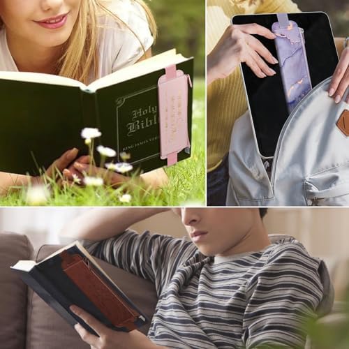 FINPAC 2-Pack Elastic Pen Holder for Notebook Leather Pen Holder