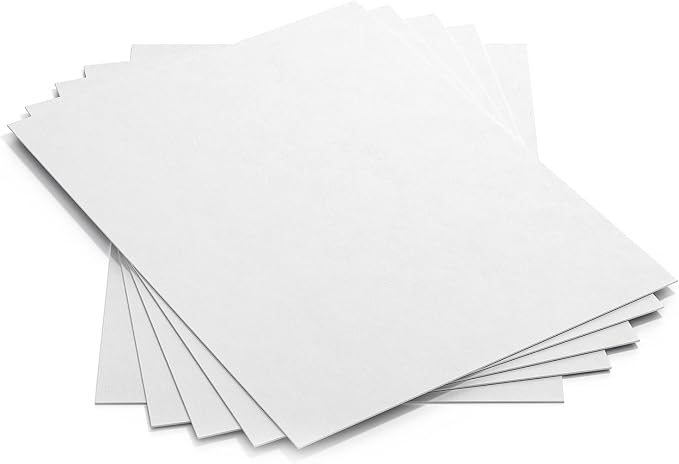 GOTIDEAL Canvases for Painting, 18x24 inch of 5 Pack, 100% Cotton | Professional Primed White Blank Flat Canvas Panels, Artist Canvas Boards for Acrylics Painting, Oil Watercolor Tempera