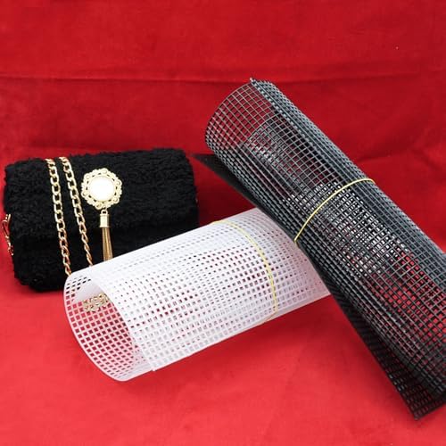 7 PCS Plastic Canvas Sheets, 6 Count Plastic Mesh Sheets for Embroidery, 9.84 x 13 Inch Eye Mesh for Embroidery, Knit Crochet Projects, DIY Handicraft, Make Dividers